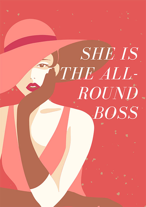 She is the all-round boss