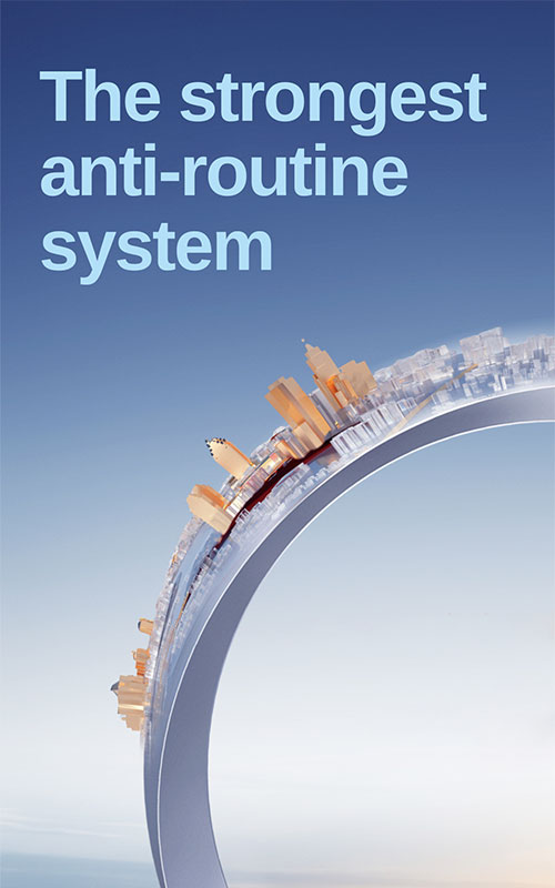 The strongest anti-routine system